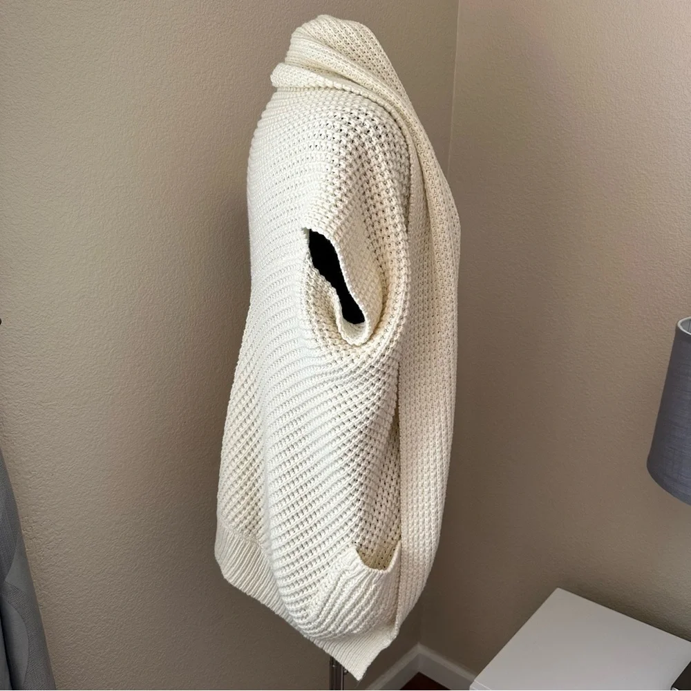 Lucky Brand Cream Open-Front Sweater - Picture 4 of 9